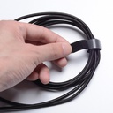 Vention Nastro in velcro 2mt black KAABH