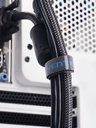 Vention Nastro in velcro 3mt black KAABI