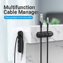 Vention Organizer per Cavi 3 porte black KBTB0