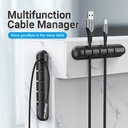 Vention Organizer per Cavi 7 porte black KBSB0