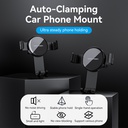 Vention Supporto per Auto con chiusura automatica black KCSB0