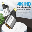 Vention Adattatore Type-C to DisplayPort metal gray TCCH0