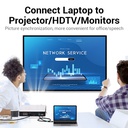 Vention Adattatore Type-C to DisplayPort metal gray TCCH0
