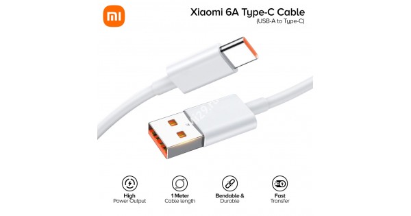 Xiaomi Cavo Dati Type-C 6A white 1mt BHR6032GL