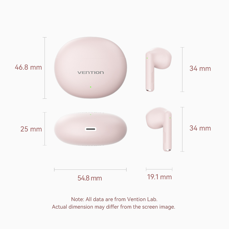 Vention Auricolari Earbuds TWS E06 Black NBKB0