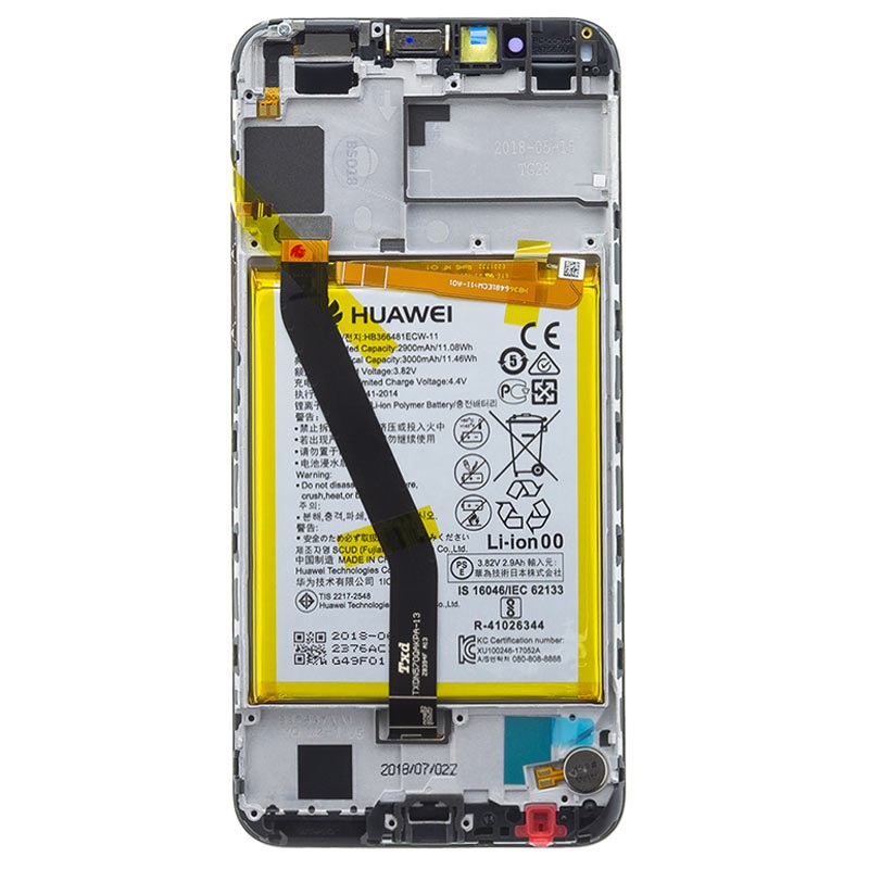 Display Lcd Honor 7A Huawei Y6 2018 black con batteria 02351WDU