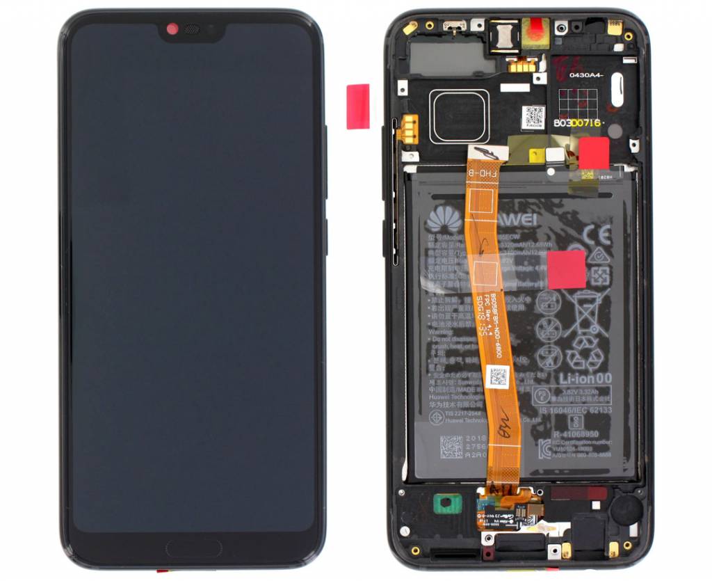 Display Lcd Honor 10 COL-L29 black con batteria 02351XBM