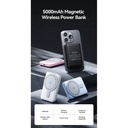 Vention Power Bank 5000mAh 20W MagSafe Magnetic Wireless con Display black FHSB0