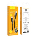 Hoco Cavo Dati Type-C to Type-C (1 m) 60W 3.0 in Nylon black X89