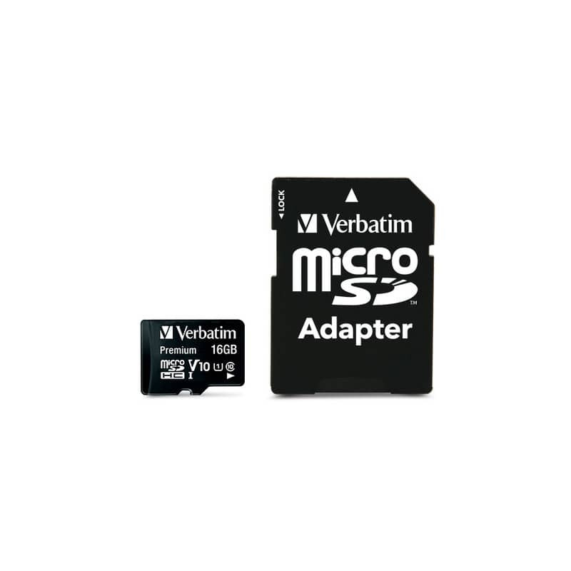 Microsd 16Gb Verbatim classe 10 SDHC 44082