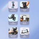 Vention Supporto per Smartphone Da Bici Black KSFB0