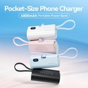 Vention Power Bank 4800mAh 22.5W con Display LED Type-C Black FHQB0