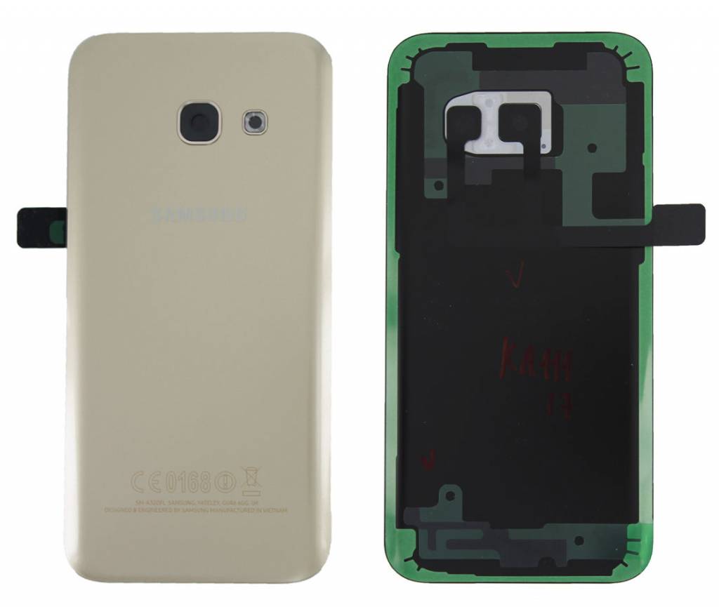 Cover posteriore per Samsung A3 2017 SM-A320F gold GH82-13636B