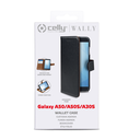 Custodia Celly Samsung A50, A50s, A30s wallet case black WALLY834