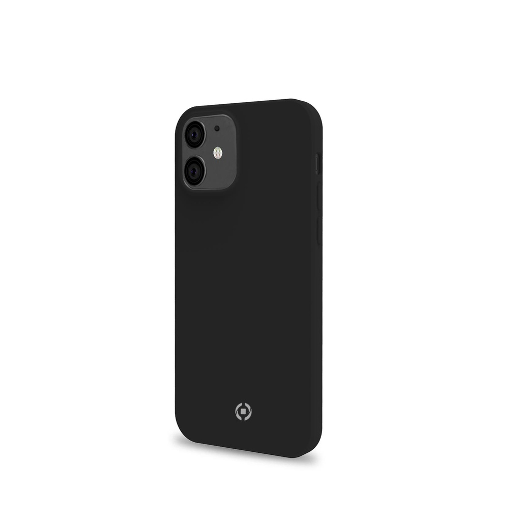 Custodia Celly iPhone 12 Mini cover cromo black CROMO1003BK01