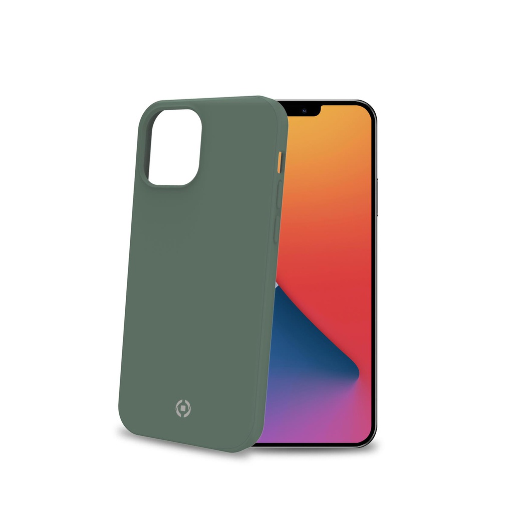Custodia Celly iPhone 12 Mini cover cromo green CROMO1003GN01