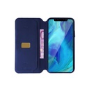 Custodia Celly iPhone Xr wallet case blue PRESTIGE998BL