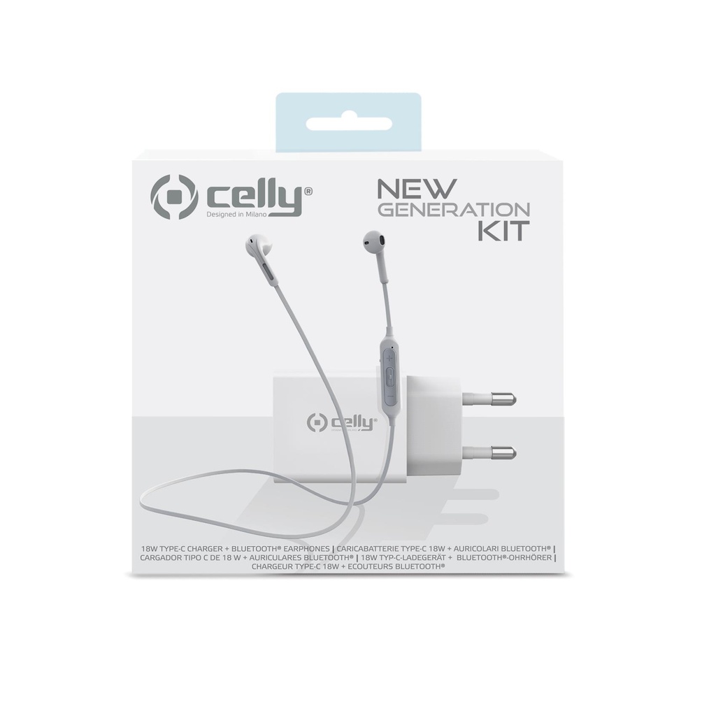 Caricabatteria 18W power delivery + auricolare True Wireless NEWGENKITWH