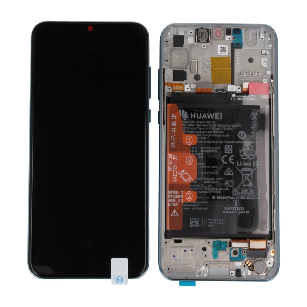 Display Huawei Y8p / P Smart S breathing crystal con batteria 02353PNU