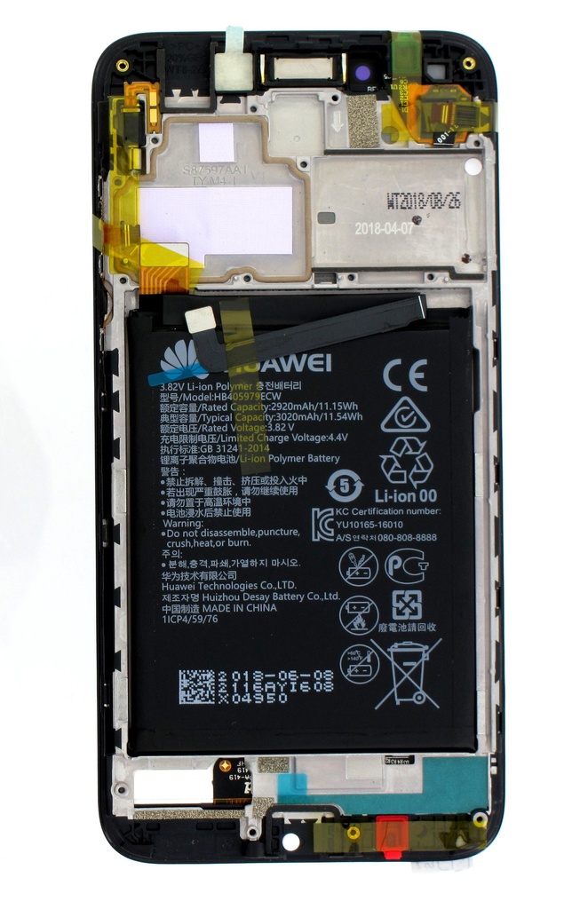 Display Lcd Honor 6A gray con batteria 02351KTW