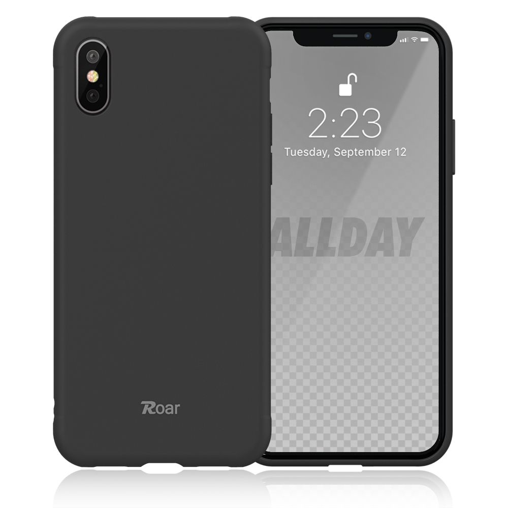 Custodia Roar iPhone X iPhone Xs jelly case black