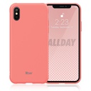 Custodia Roar iPhone X iPhone Xs jelly case red peach