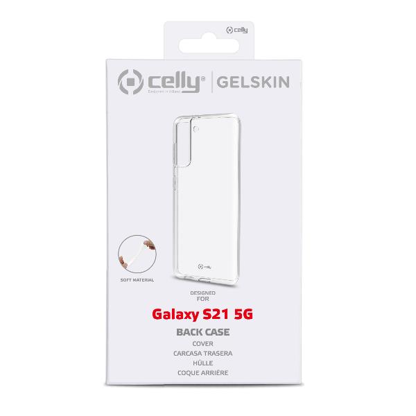 Custodia Celly Samsung S21 5G cover tpu trasparente GELSKIN993