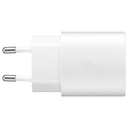 Caricabatteria USB-C Samsung EP-TA800NWEGEU 25W fast charge white