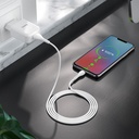 Caricabatteria USB Hoco 2.1A + cavo MicroUsb white N2.M