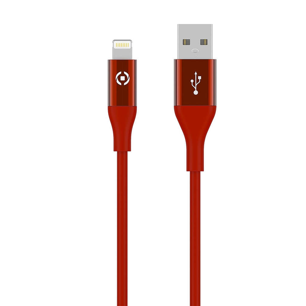 Cavo dati Lightning Celly 3mt red USBLIGHTCOL3MRD