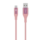 Cavo dati Lightning Celly USBLIGHTCOL3MPK 3mt pink