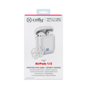 Custodia Celly per Apple AirPods white con archetti sportivi glacier AIRCASEGLACWH
