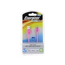 Cavo dati Lightning Energizer Apple LCAEHUSIPPK2 1mt pink