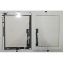 Touch per iPad 3 A1416 A1430 A1403, iPad 4 A1458 A1459 A1460 con tasto home white