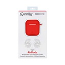 Custodia Celly AirPods red con archetti sportivi AIRCASERD