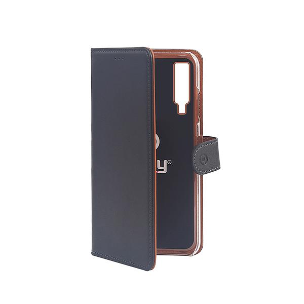 Custodia Celly Samsung A7 2018 wallet case black WALLY795