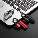 Adattatore Type-C a jack 3.5mm Hoco LS19 2in1 black