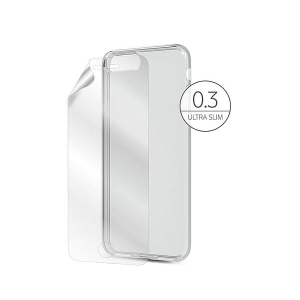 Custodia Vodafone iPhone 7 Plus Back cover 0.3mm trasparente con pellicola