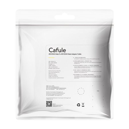 Cavo HDMI Baseus cafule 2.0 4K 2mt CADKLF-F01 black