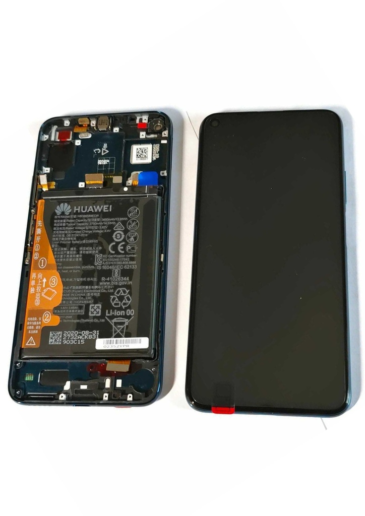 Display Lcd Honor 20 Huawei Nova 5T green con batteria 02352YPR