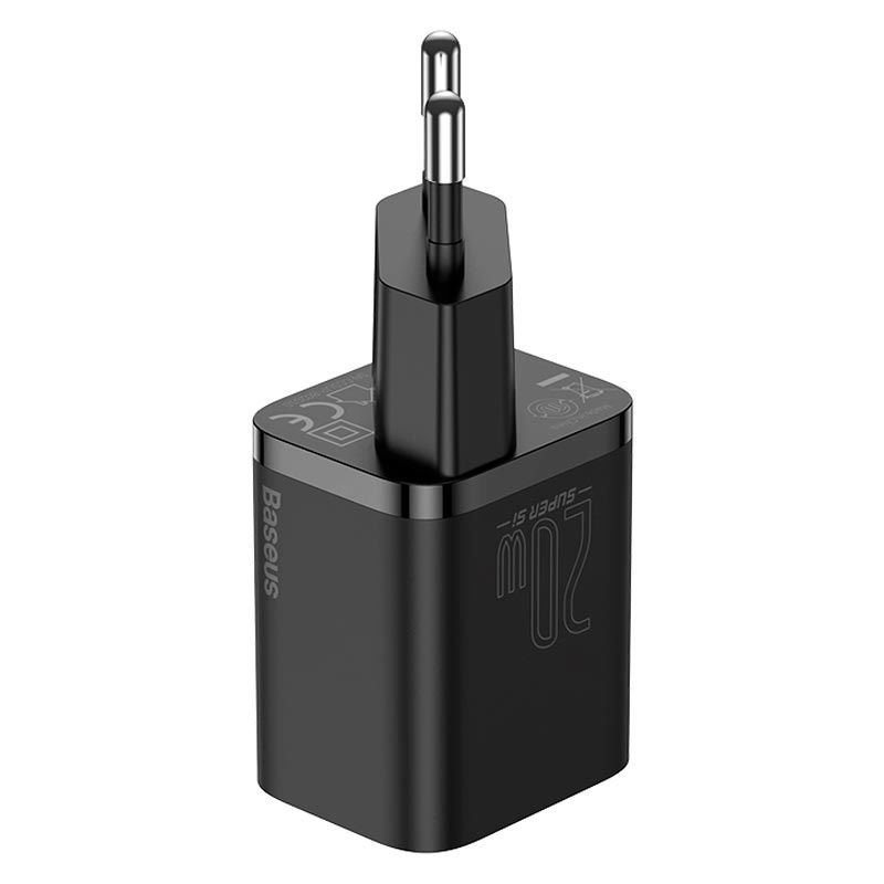 Caricabatteria USB-C Baseus 20W quick charger CCSUP-C01 black