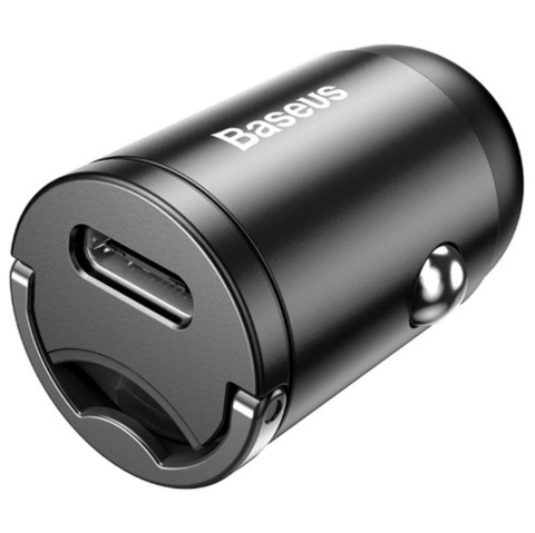 Caricabatteria auto USB Baseus 30W tiny star mini QC3.0 VCHX-A0G grey