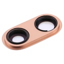 Vetrino fotocamera Apple iPhone 8 Plus gold con frame