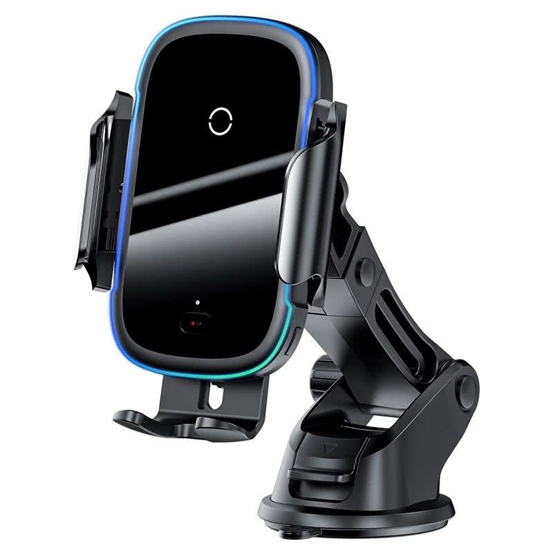 Supporto auto Baseus con ricarica wireless WXHW03-01 black