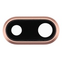 Vetrino fotocamera Apple iPhone 8 Plus gold con frame