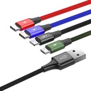 Cavo dati 4in1 Baseus MicroUsb, 2x Type-C, Lightning 1,2 mt CA1T4-B01 black