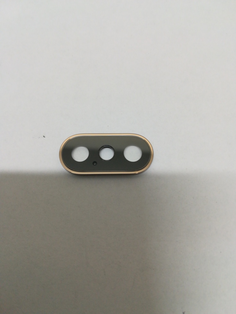 Vetrino fotocamera per iPhone Xs gold