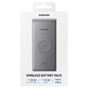 Power Bank Samsung 10000 mAh 25W EB-U3300XJEGEU con ricarica wireless grey