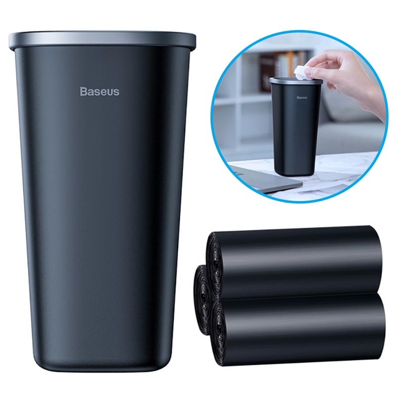 Mini cestino per auto Baseus CRLJT-A01 dust-free black
