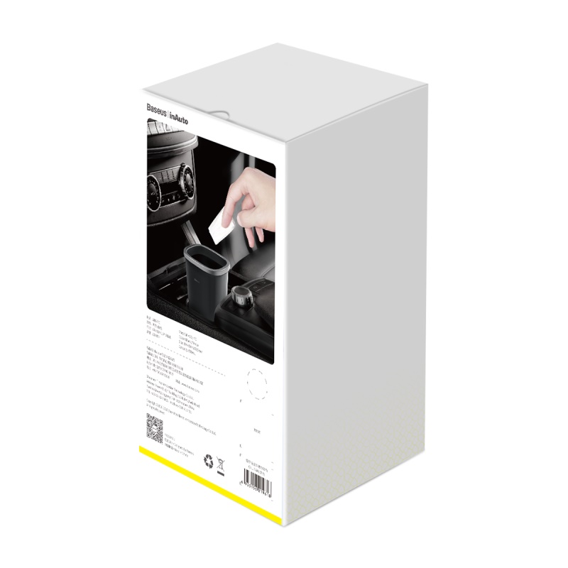 Mini cestino per auto Baseus CRLJT-A01 dust-free black